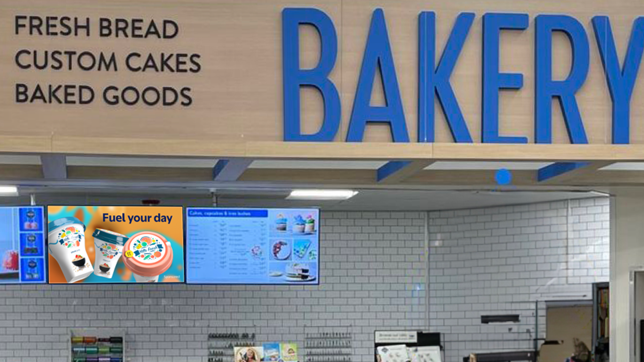 walmart digital screen ads