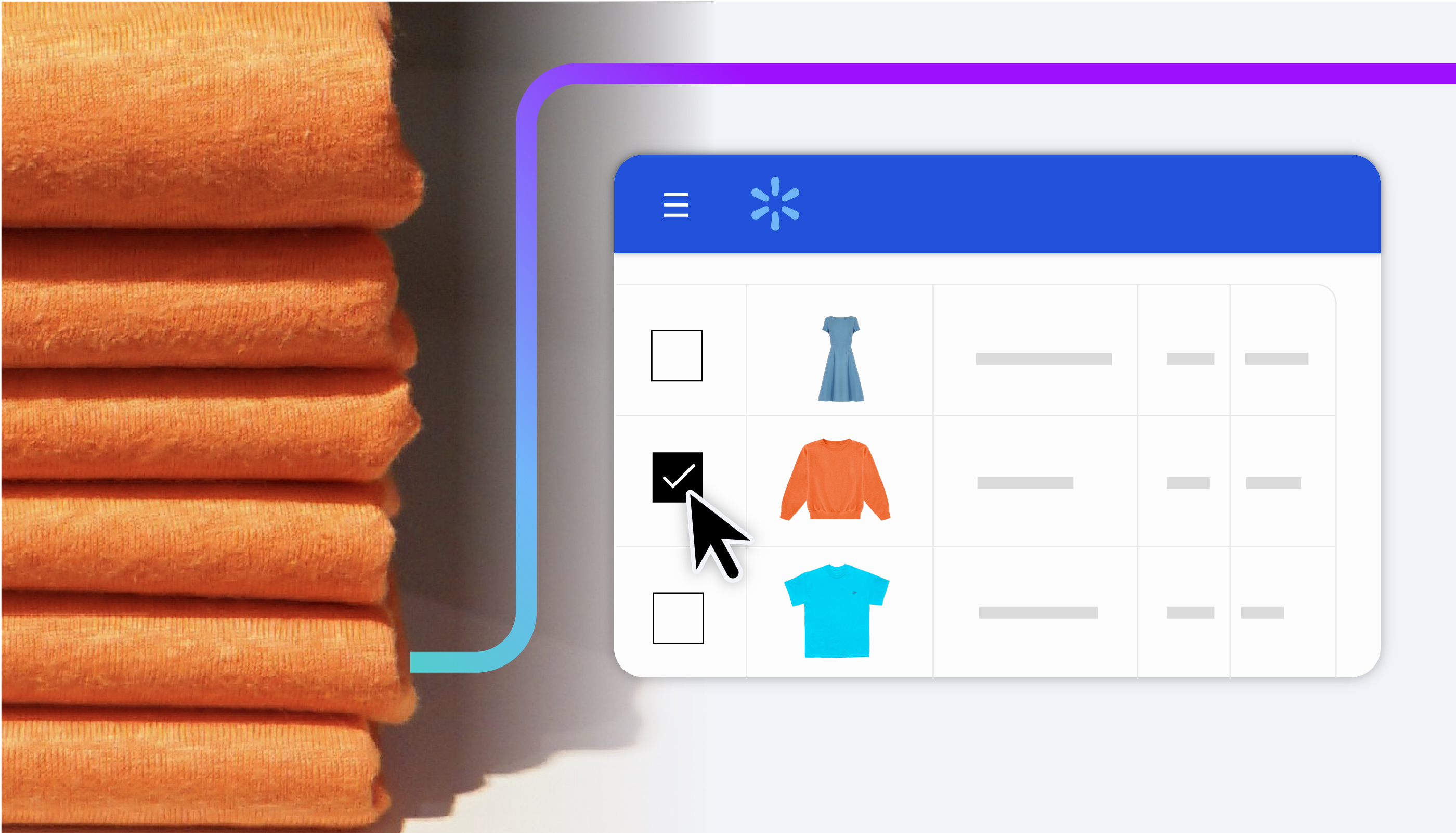 Select your products