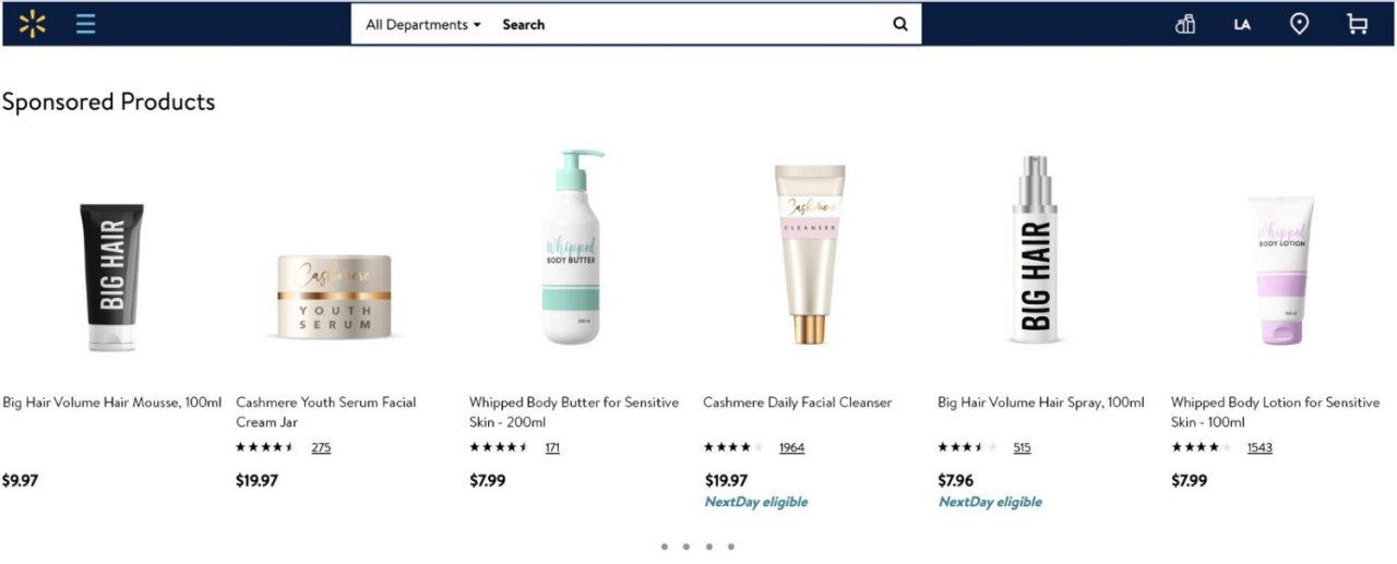 Product carousel