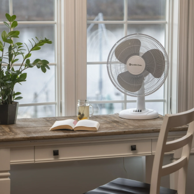 fan on desk