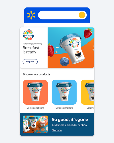 Brand Shop and Shelf hero