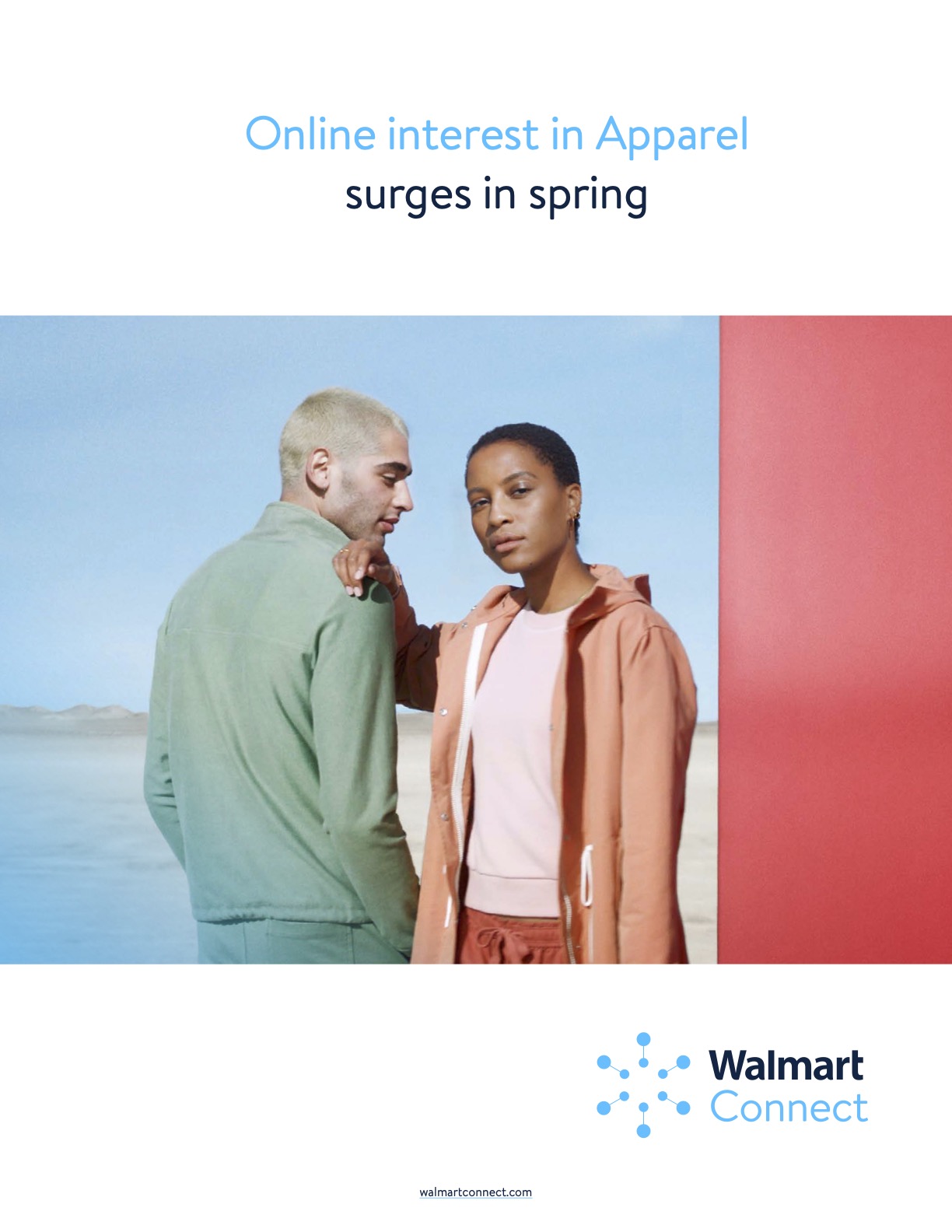 Online interest in Apparel surges in spring