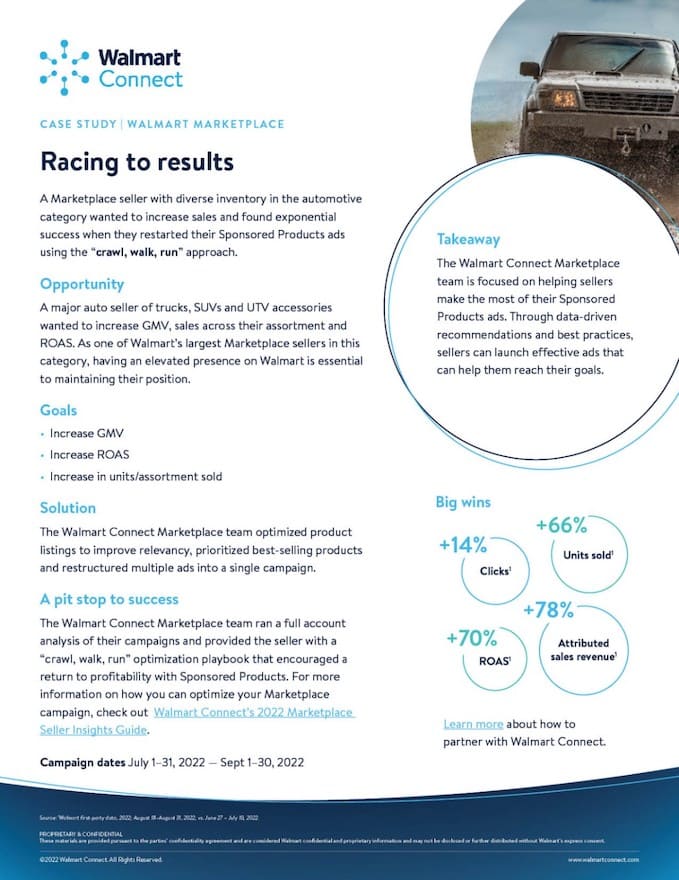 FY23 Q4 Walmart Marketplace Auto CaseStudy 1sheet MOBILE