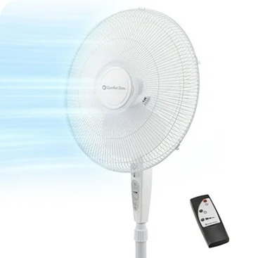 Fan with remote