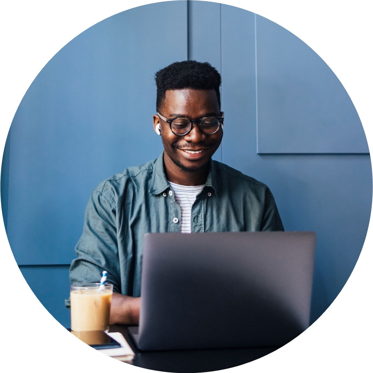 man on laptop